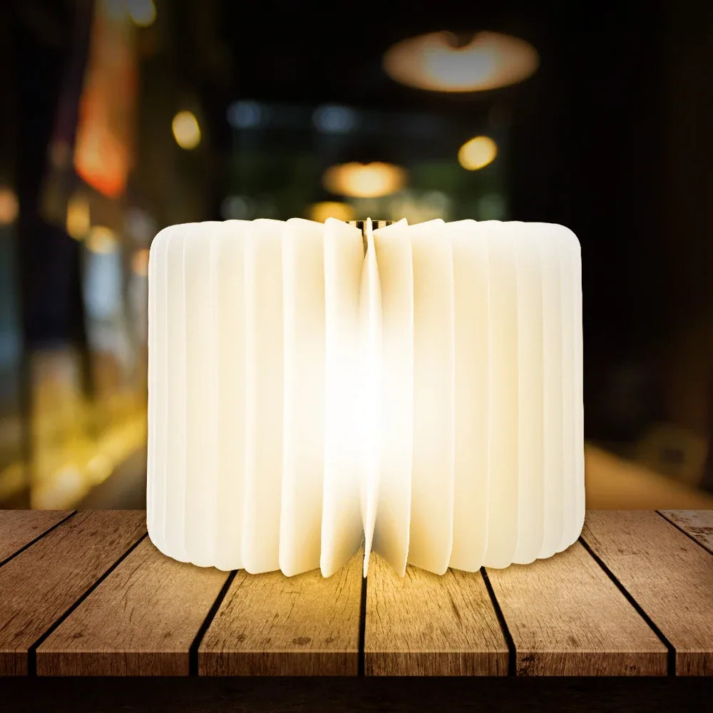 Foldable Wooden Book Lamp